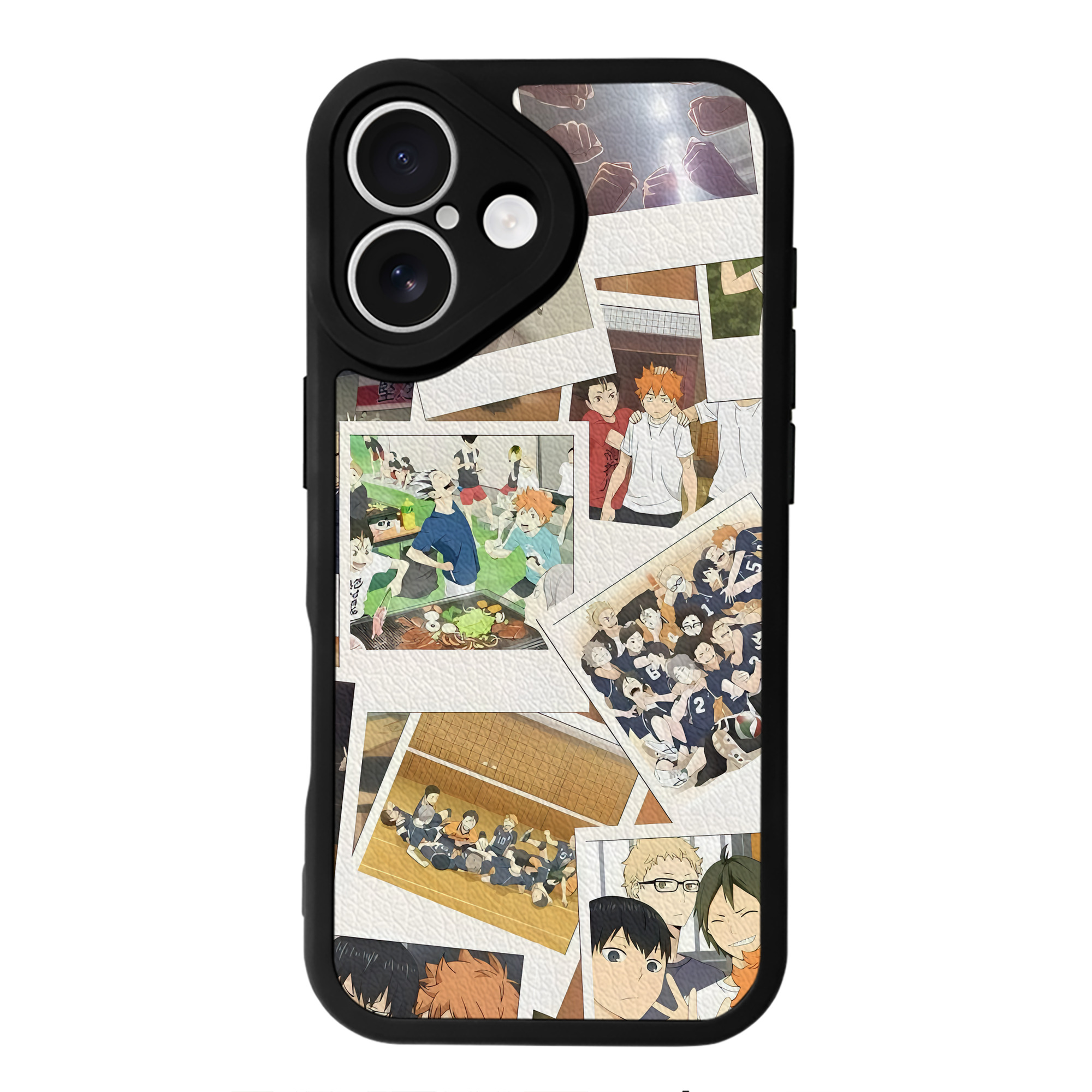 （画像用） ハイキュー!! Haikyu!! 【iPhone 16シリーズ対応】シリコンスマホケース（レザー調） 材質：シリコン